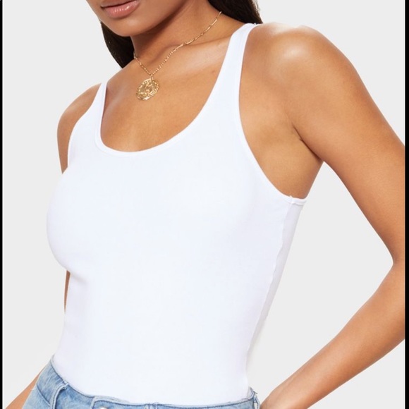 Other - Simple white body suit